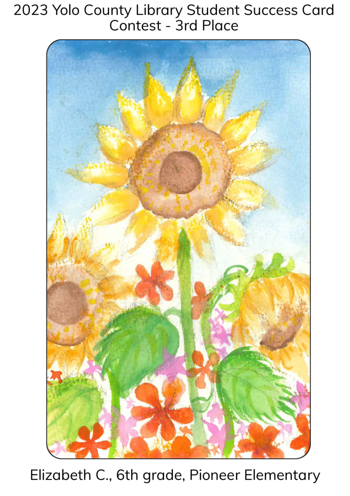 Yolo County Library Library Card Design Contest Yolo County Library