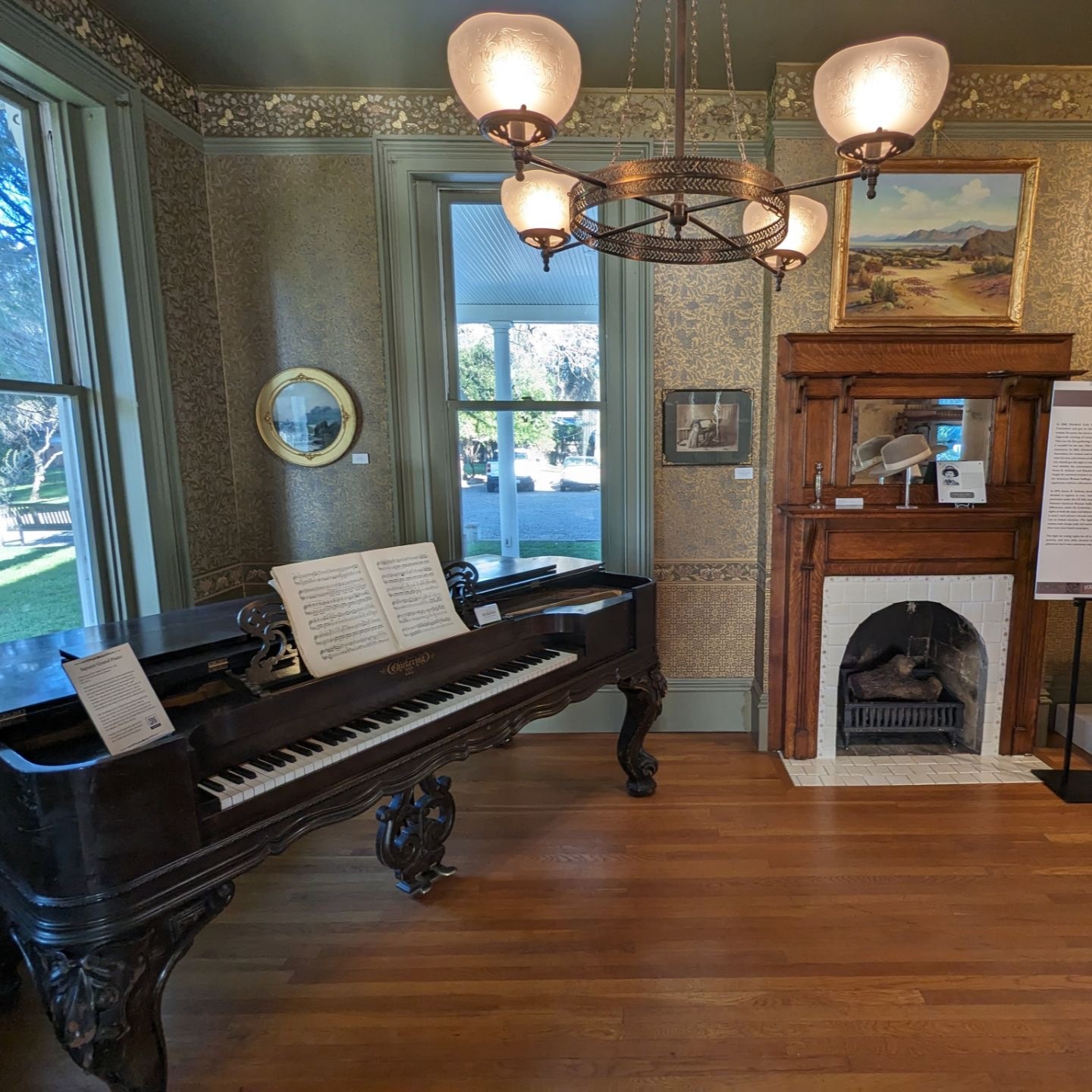 Gibson House Museum parlor